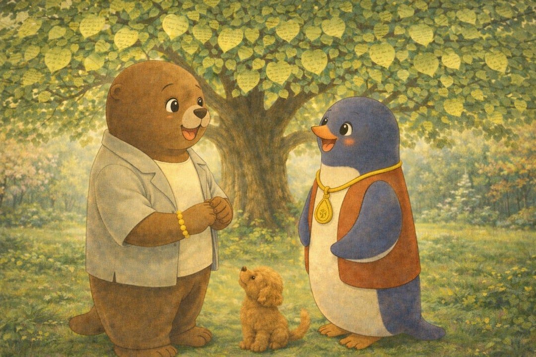 第5話 Googleの森と大きな口コミの木 つるるんとんの葉っぱ 挿絵21