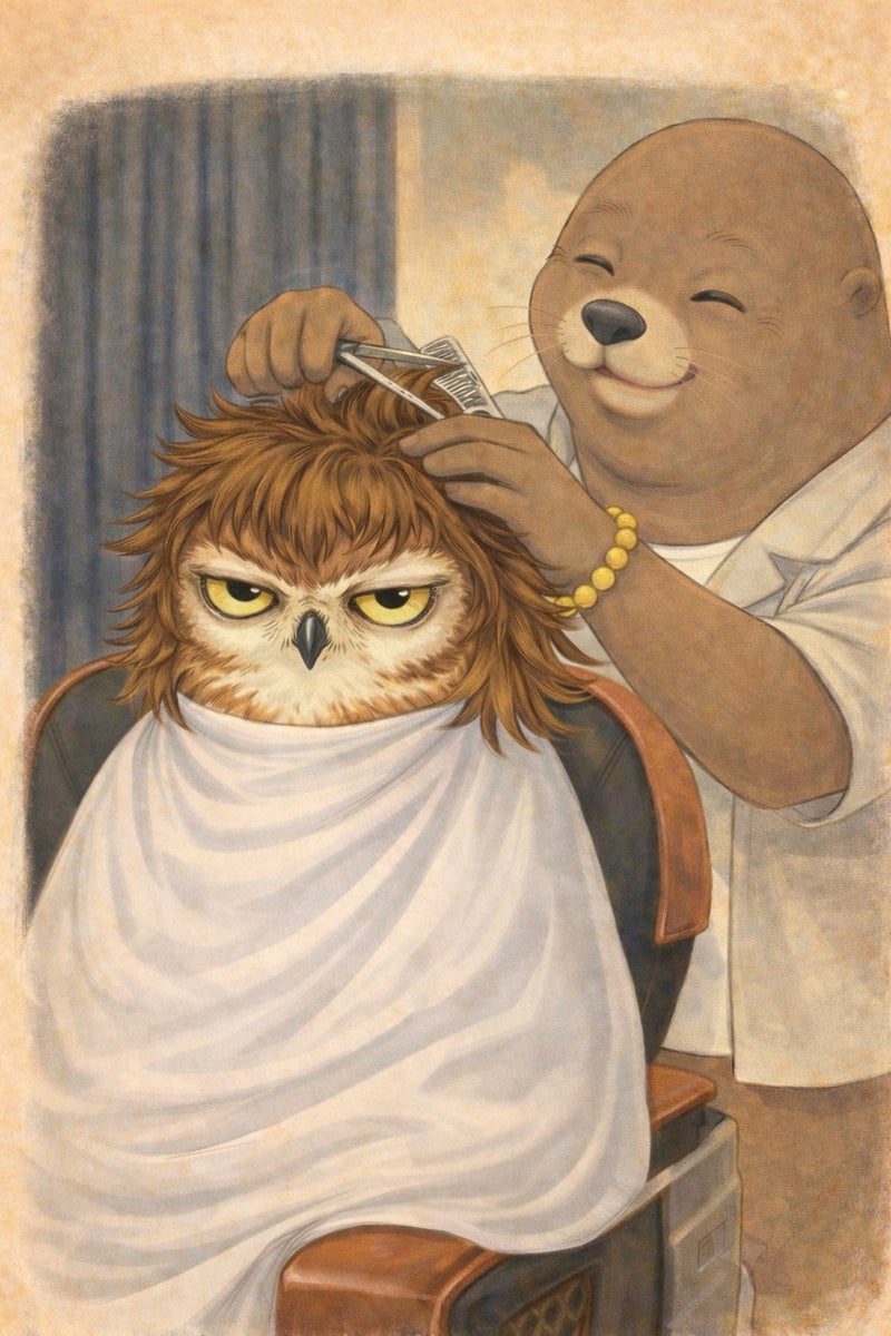 第11話 笑わないフクロウ君 挿絵04