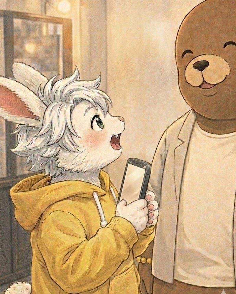 第12話 うわさの風で迷った うさぎ君 挿絵11